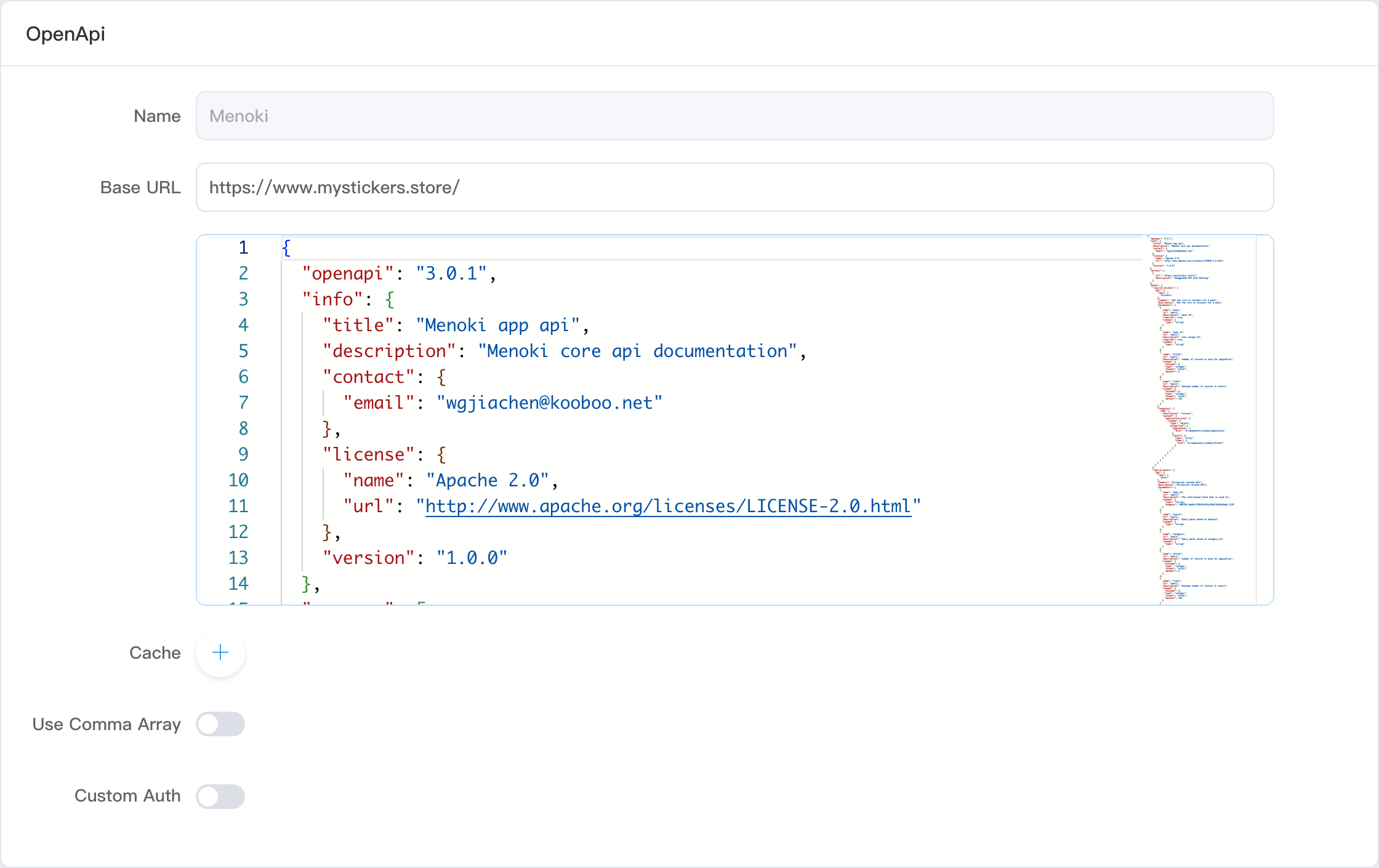 Response cache rules