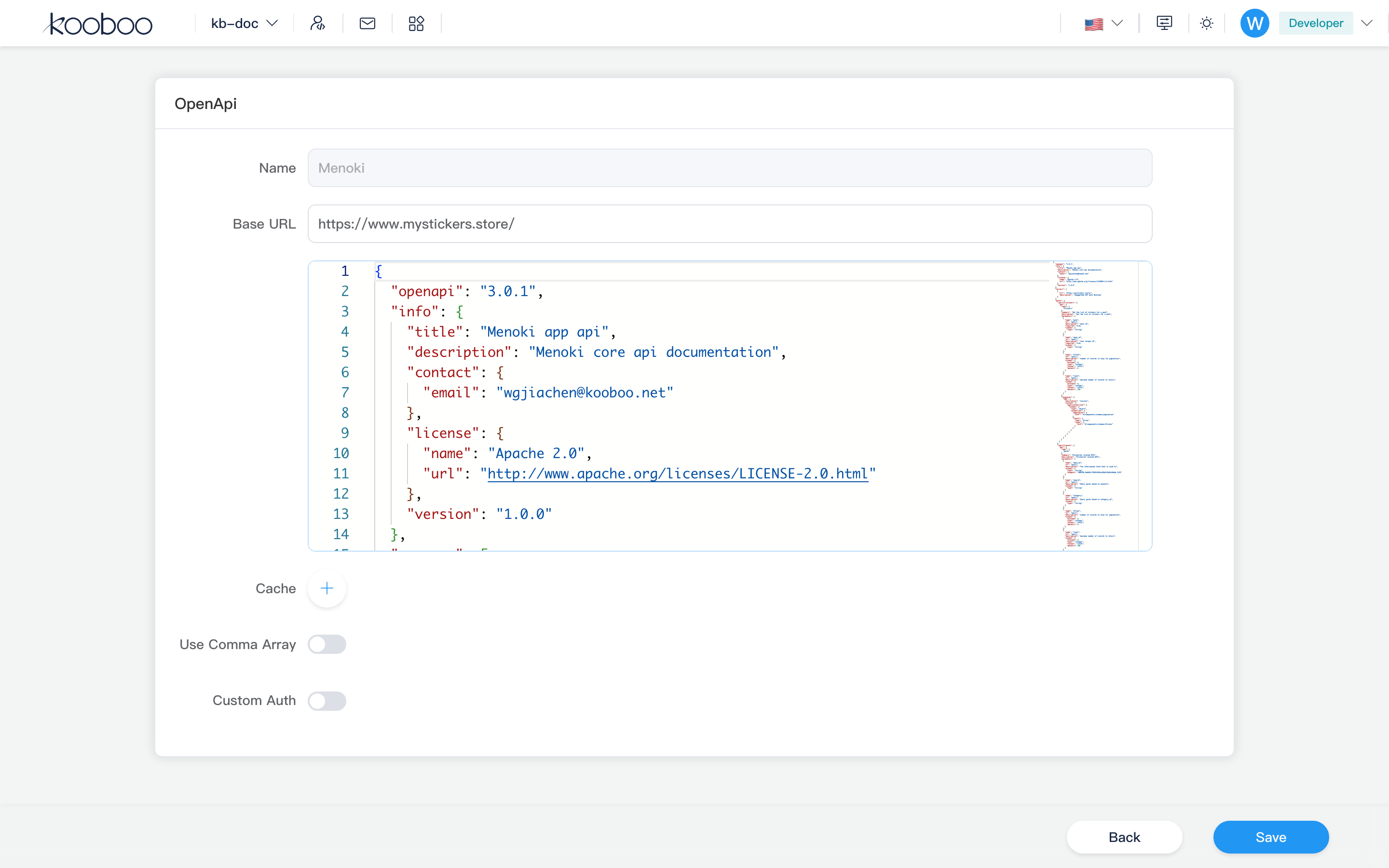 Edit Open API