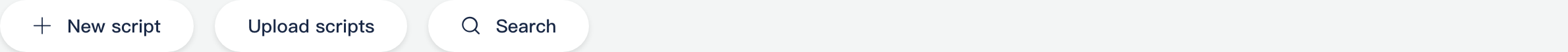 External scripts toolbar