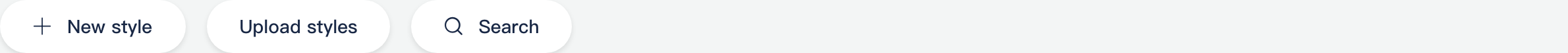 External styles toolbar
