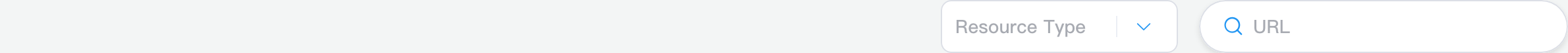 External URL filter bar