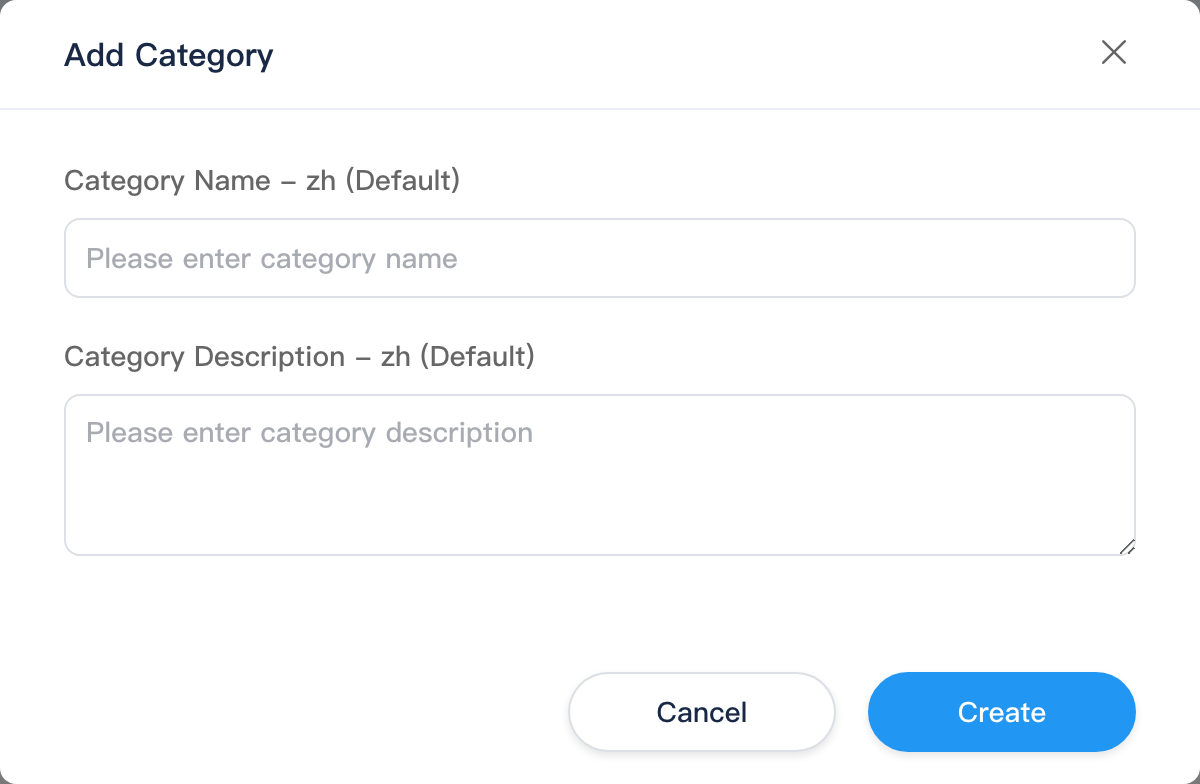 Add Cookie category